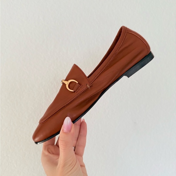 Bianca Di Elegant Brown Leather Loafers SZ 36 - Picture 4 of 6